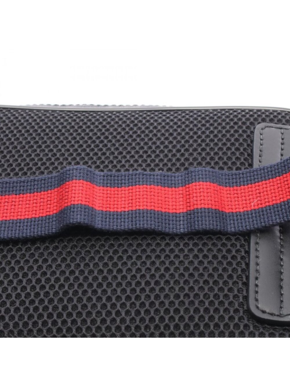 Gucci Waist Bag Soft GG Supreme Sherry Line Black Canvas Leather - Picture 7 of 7